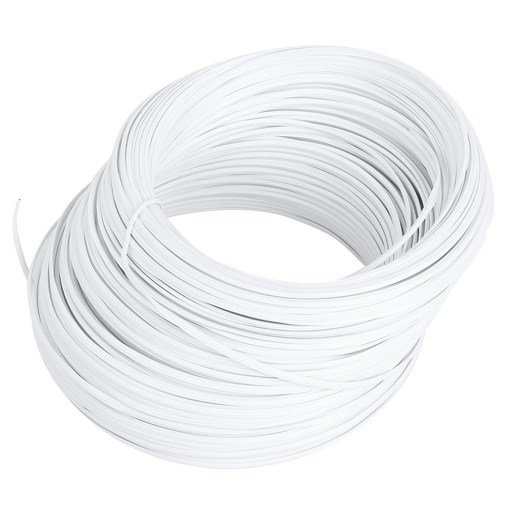 Galvanized Iron Wire White Twist Ties Material Protective 0.55mm Single Core Inside DIY