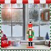 Nutcracker Figures Holiday Nutcracker Desktop Ornament 14 Inch Wooden Traditional Holiday Ornaments For Christmas Bookshelf