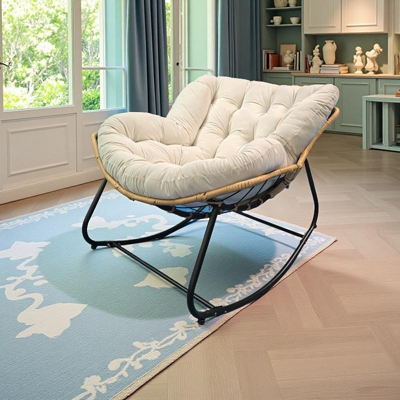 Rocking Recliner Chair: Balcony Leisure Chair, Lay-Flat Nest Chair, Lazy Sofa for Home