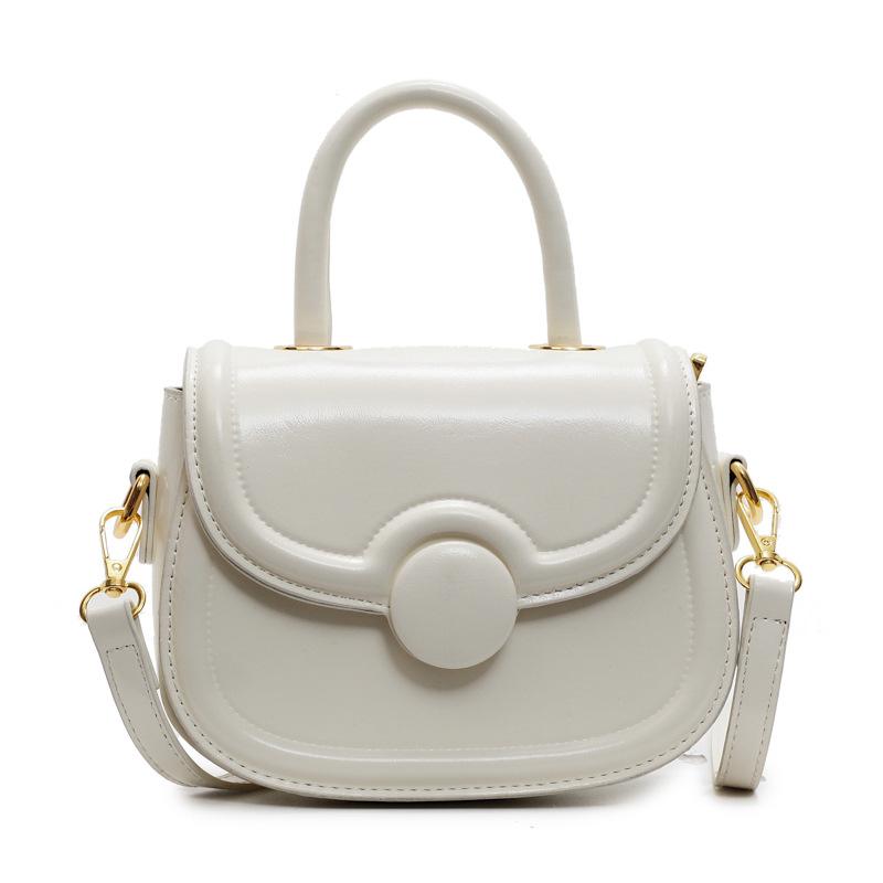 Trendy New French Casual Niche Simple Style Saddle Bag Versatile Commuting Temperament Advanced Sense Portable Messenger Bag