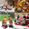Adorável Figura de Personagem Boneco de Neve de Natal Crayon Shinchan Para Decoração de Mesa