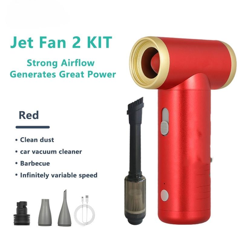 100000RPM Handheld Electric Jet Fan Compressed Air Duster Cordless Portable Computer Keyboard Cleaner