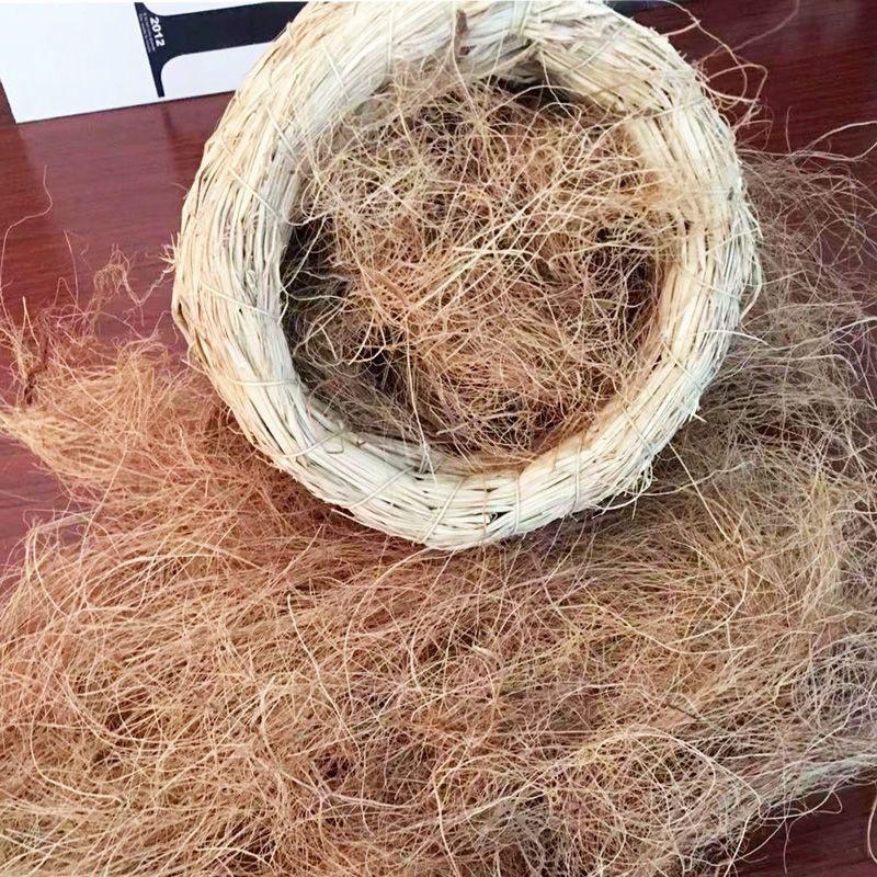 50g Coconut Palm Silk Coconut Shell Silk Greening Covering Potted Coconut Silk Paving Decorative Bird's Nest Bedding Breathable Grass Silk