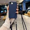 Crossbody Lanyard Candy Color Phone Case for Iphone 17 Air 16 Plus 16E 15 14 13 12 11 Pro Max Silicone Soft TPU Back Cover