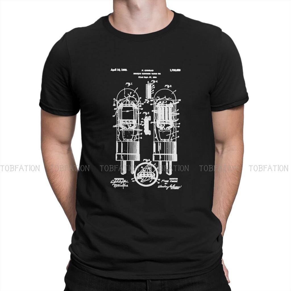 Patent 1924 O Neck Tshirt Vacuum Tube Fabric Original T Shirt Unisexs Tops Big Sale