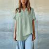 Women's Fashion Loose Casual Summer V-neck Short Sleeve T-shirt