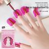 Nail Art Tool Set: Anti-Overflow Clips, Gradient Guides, and French Style Stickers for Beginners