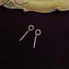 Sparkling Zircon Hollow Round Circle Tassel Earrings For Women Summer Fashion Jewelry New Gift Party Beach Vacation
