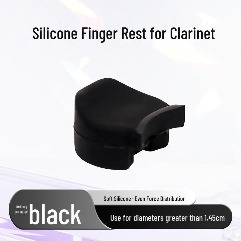 

B-flat A-flat C-key Clarinet Silicone Thumb and Finger Rest Cover - Black