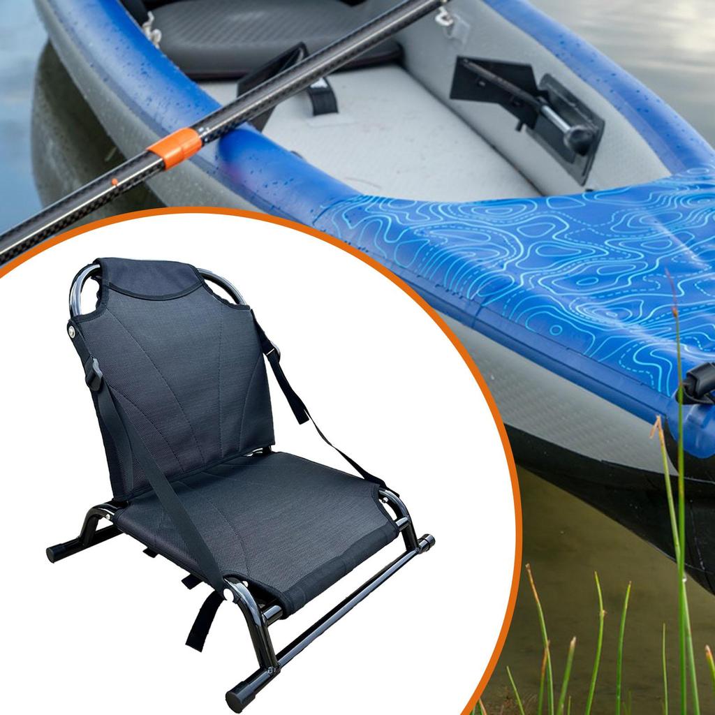 Kayak Seat, Fisherman's Seat with Backrest for Canoeing, Stadium