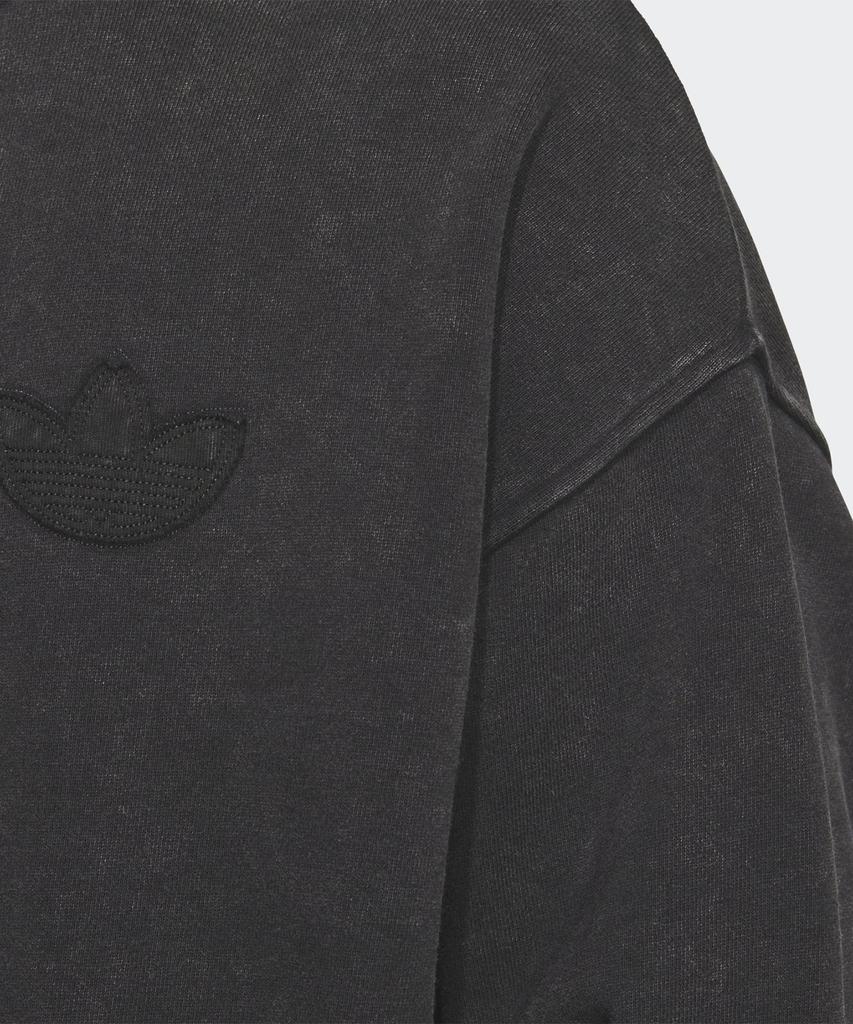 ADIDAS Washed Crew Sweatshirt - Black / Jm7287