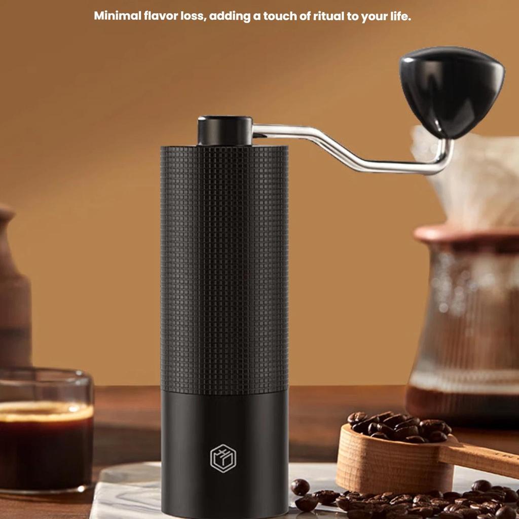 JD Original Hand-Crank Coffee Grinder, Portable Manual Coffee Bean Grinder, Seven-Star Grinding Machine