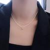 Shijia Pearl Necklace Female Clavicle Chain Beaded Double Neck Chain Design Sense Necklace Wholesale