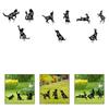 3 Pieces Animal Shape Garden Stakes Ideal Gift Metal Cute Easy to Install Yard Decors for Outdoor Garden Backyard Courtyard Yard