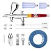 SJ-81 Airbrush: 0.3 Caliber, Replaceable Paint Cup, Adjustable Hand Feel & Double-Action Pressure