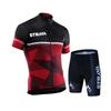 Bicycle Cycling Suit Short-sleeved Suit Men's Spring Summer Road Cycling Suit Quick-drying Breathable Mountain Bike Cycling Suit