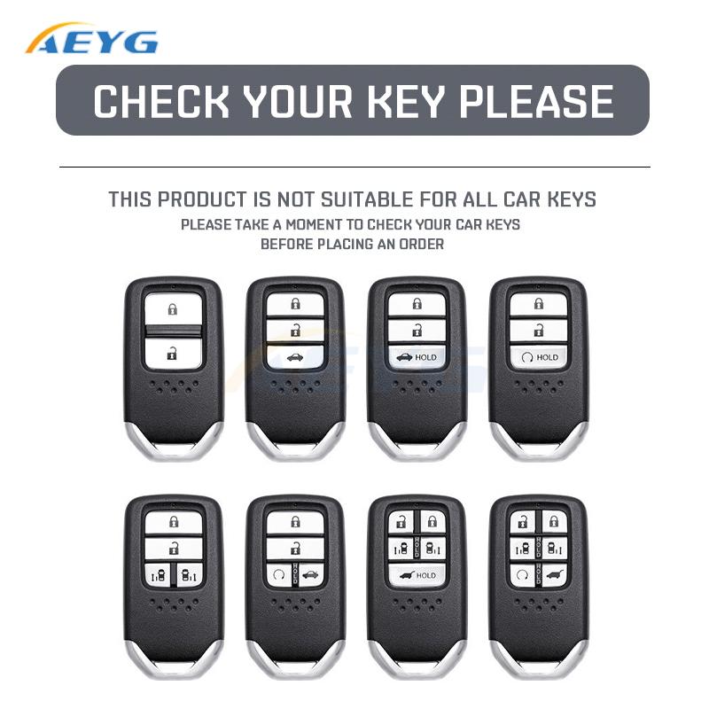 Tpu Car Remote Key Case Cover For Honda Vezel City Civic Cr-V Crv Accord Pilot Hrv Jade Car Smart Key Case Cover Accessories