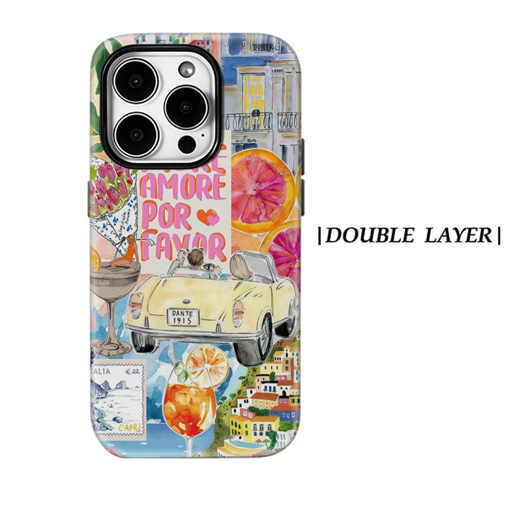 

Amore in ItaliaFor Magnetic Phone Case for IPhone 17 16 15 14 13 Pro Max Plus Single Double-layer Tough Case IPHONE13