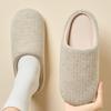 Winter Women Home Slippers Soft Warm Flat Slides Silent Comfortable Non-slip Slippers Indoor Outdoor Men Casual Slippers