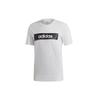 Adidas T Shirts Men's White Crew Neck Moderate Straight Fit EI4587