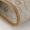 Dior Honeycomb pattern Chain Shoulder Shoulder Bag 2-way clutch vintage beige PVC Women Used