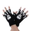 Outdoors Skull Halloween Luminous Mittens Fashion Accessories Half-finger Gloves Full Finger Gloves