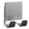 2Pcs Self Adhesive Stainless Steel Razor Holder Double Hook Waterproof Hanging Razor Stand Multi-functional Space Saving