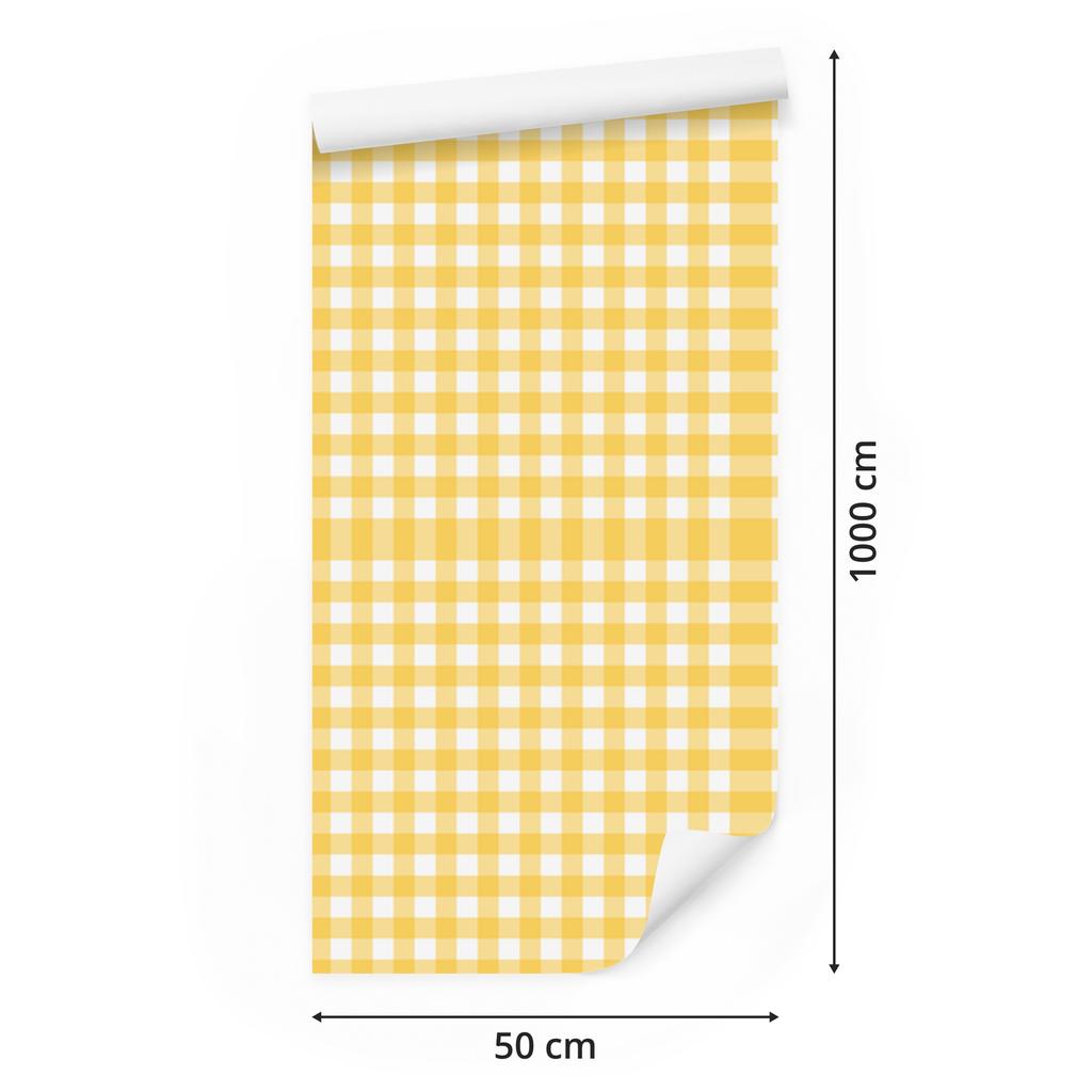 Wallpaper Fabric Pattern Cream, White and Gold for Living Room and Bedroom 50x1000