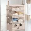 Multi Layered Hanging Clothes Storage Bag Foldable Clothing Organizer  Wardrobe Organization