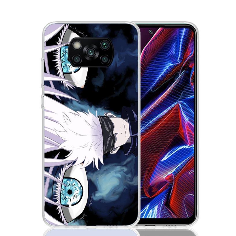 Japan Anime JujuKaisen Phone Case For Xiaomi Poco X7 X6 X5 Pro F7 Ultra Redmi 15C 15 13 13C 12 12C 10 10A 10C 9 9A 9C 9T Cover P