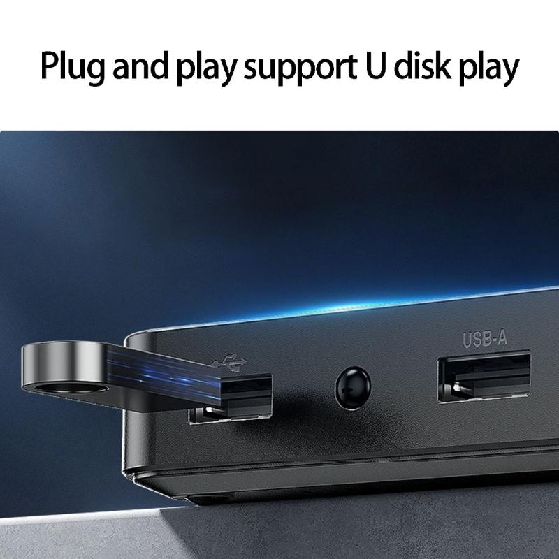 Wireless Bluetooth-compatible 6.0 Auditory Adapter Supports Two Devices Simultaneously And USB Music Playback