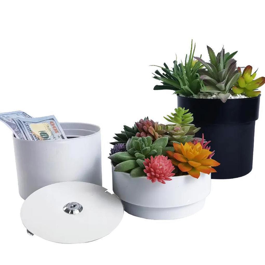 Conceal Pot Outside Holder Storage Safety Box Lightweight Versatile - Concealing Money, Cards, Keys, and Plants)