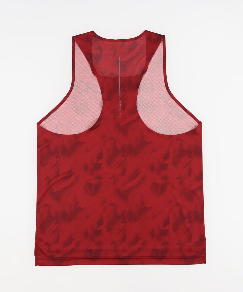 Lightweight Running Sleeveless Tank Top with Square and RE CW-X/Wacoal Men's Shirt, Neck, Moisture-Wicking Quick-Drying (Main Unit) DLO180, Men's