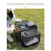 Cat/Dogs Bag Foldable Large Capacity Cat Outdoor Car Expansion Portable Pet Handbag Breathable Diagonal Cross Bag Hiking Camping