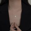 2023 New High-End 925 Sterling Silver Triangle Pendant Necklace for Women - Light Luxury Summer Clavicle Chain