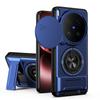 KEYSION Magnetic Phone Case for VIVO X300 Ultra 5G Slide Camera Lens Protection Upright Stand 360° Ring Shockproof Back Cover