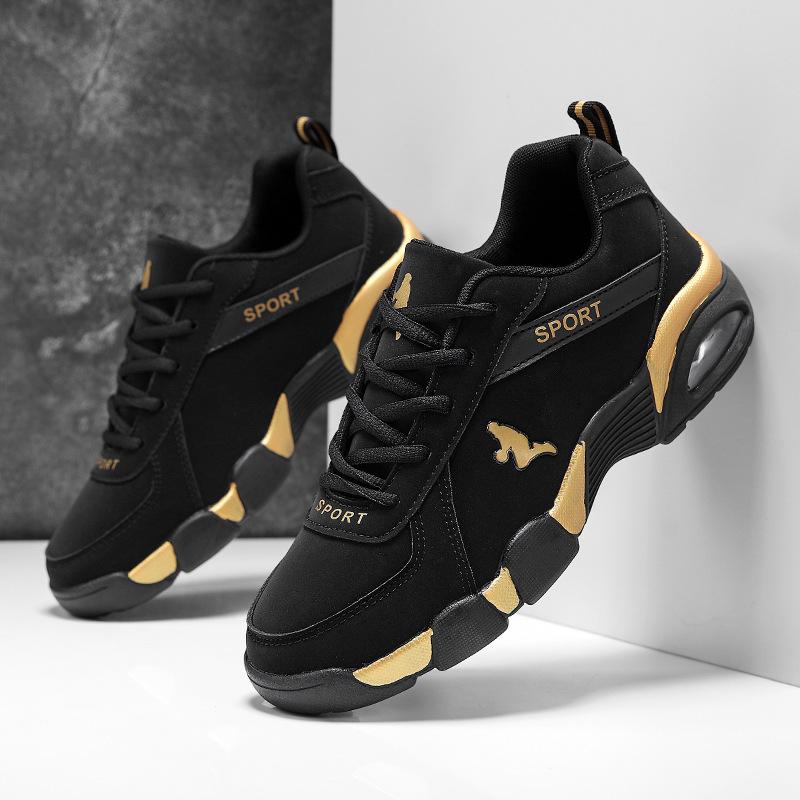 Casual lightweight breathable shoes new spring and autumn running sports shoes lace up classic 39