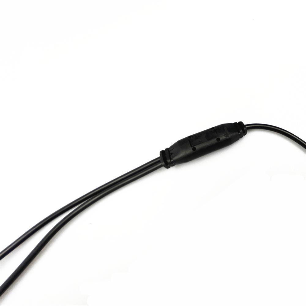 Car Camera 4-Pin to AV Plug Down-Voltage Wire Harness 12V to 3.3V