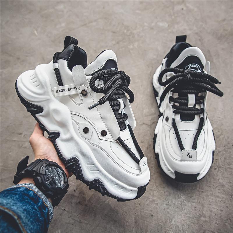 Fashion Men Casual Shoes High-quality Comfortable Outdoor Sneakers Breathable Training Shoe Non-Slip Wear-Resistant Platform Sneakers