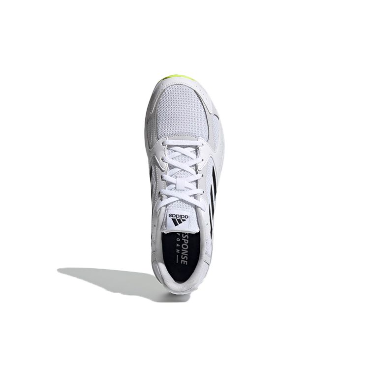 Adidas Response Everyday Versatile Fabric Non-Slip Breathable Low-Top Short Distance Running Shoes Men sneaker White Black Green FY9581