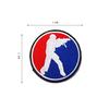 Outdoor CS Battle Embroidery Patch: CF Kill Icon, Double-sided Velcro Armband