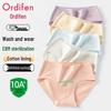 Audiffren Women's 5-Pack Pure Cotton Seamless Mid-Waist Briefs - Individually Wrapped 2025 Style