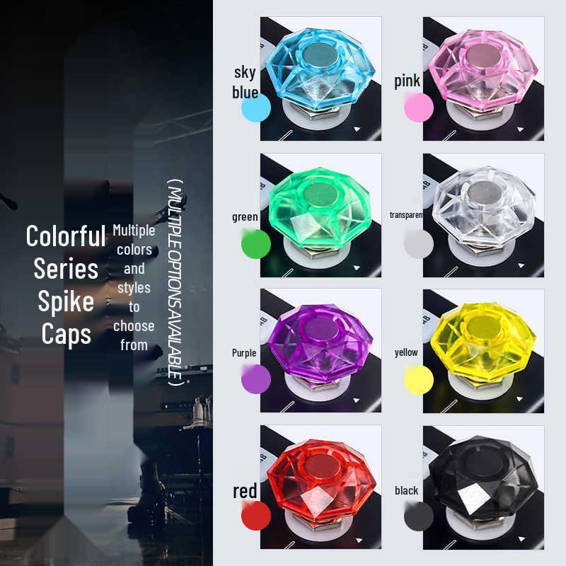 Multi-color Electric Guitar Pedal Foot Caps - Single Pedal Accessories