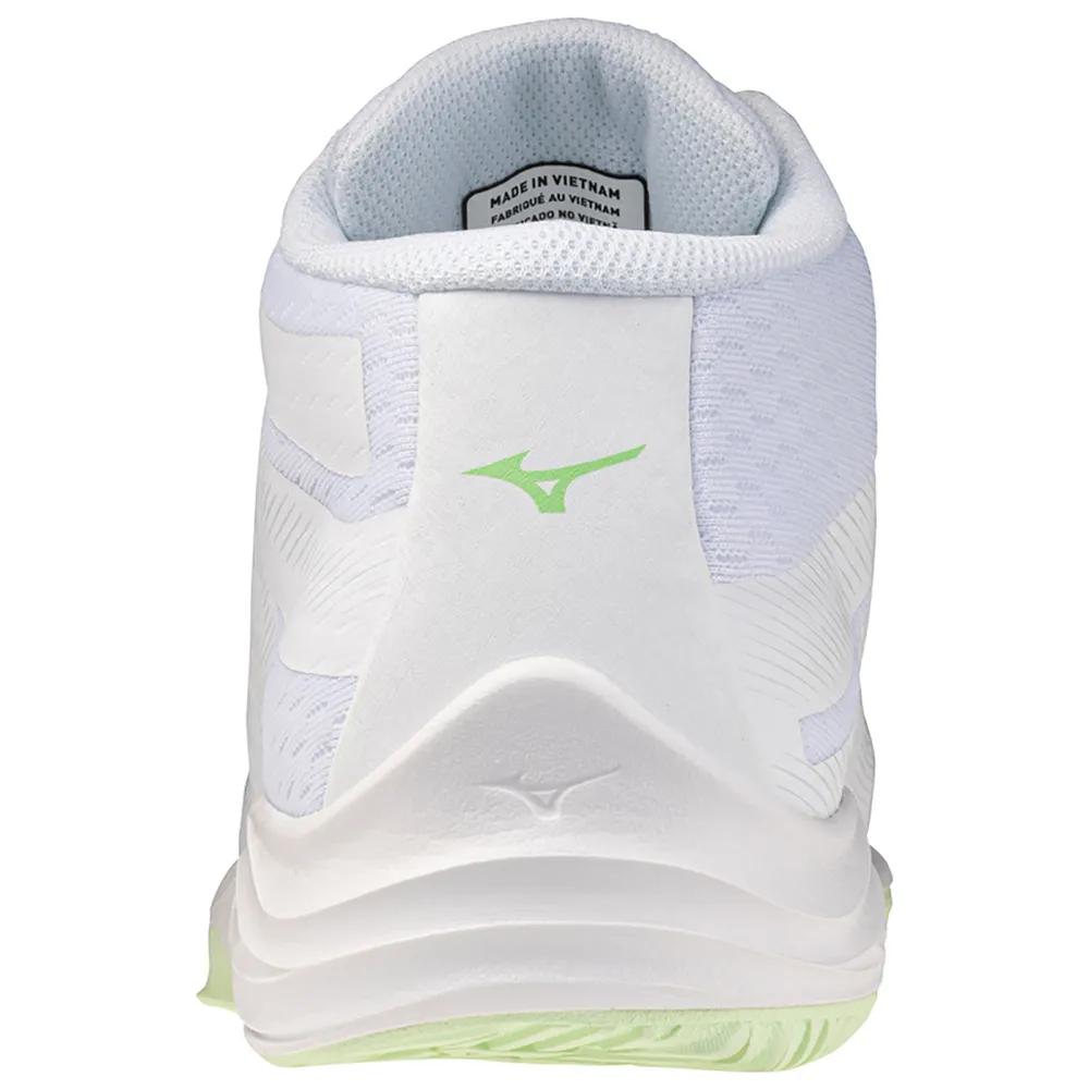 Mizuno Lightning Select Mid Sneakers Mesh White/Aqua Gray/Ambrosia