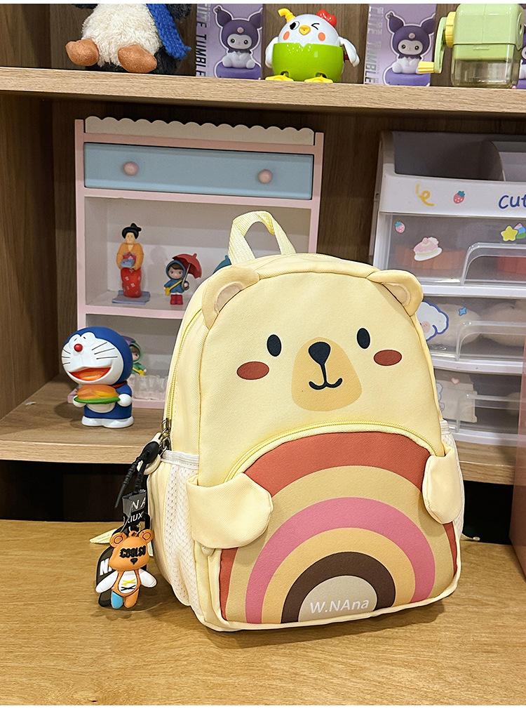 Schoolbag Cute Small Cartoon Backpack Large Capacity Leisure Children Travel Backpack Portable Kindergarten Primary School Bag