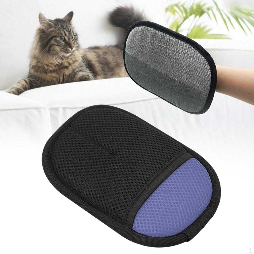 Cat Hair Removal Glove Cleaning Cloth Reusable Supplies Pet Dog Grooming Gloves for Long Short