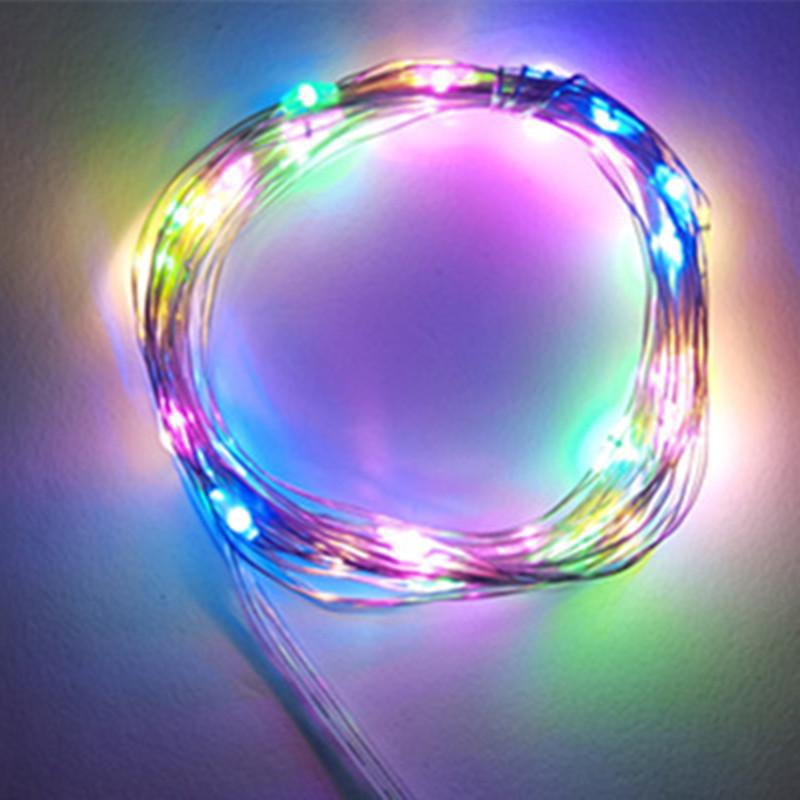 USB LED Copper Wire String Lights - Colorful Lights for Bedroom Decor