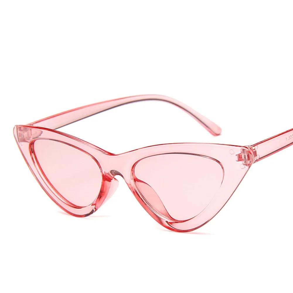 Vintage Cateye Sunglasses Women Retro Small Cat Eye Sun Glasses Designer Colorful Eyewear For Female Oculos De Sol