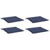 Pallet Cushions 4 Pcs Navy Blue 40 X 40 X 4 Cm Oxford Fabric