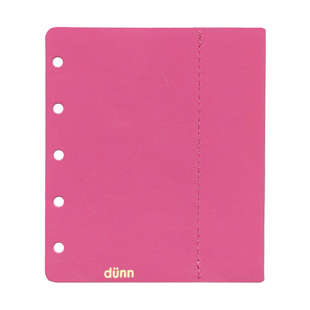 

System planner accessories Mini 5 size dunn Pen holder with writing pad Made in Japan genuine leather DMS0 [Magenta]
